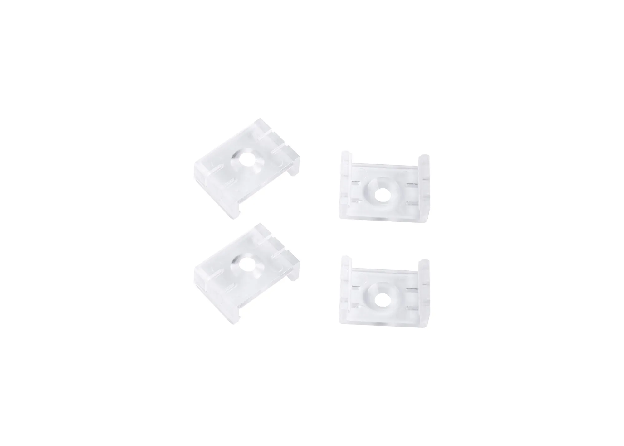 Tiras 2m, 17 x 15.3mm White Aluminium Profile With Diffuser And Accessories M7392  Mantra Fusion Tiras LED Profile